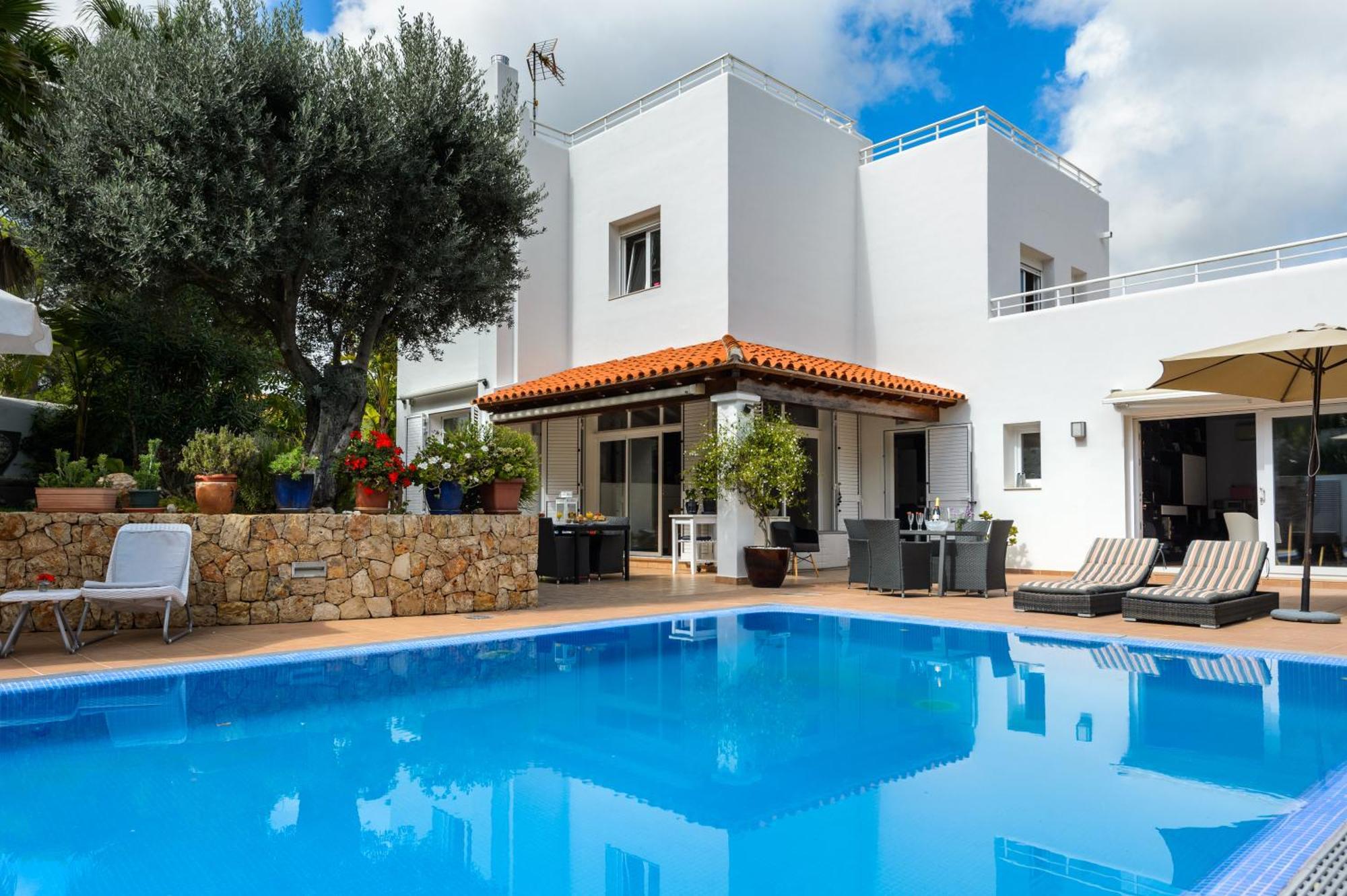 Villa Blanca Santa Eulalia Санта-Эулалия-дель-Рио Экстерьер фото